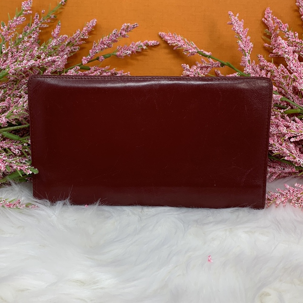 042 Authentic Cartier Checkbook Long Wallet - Picture 2 of 16